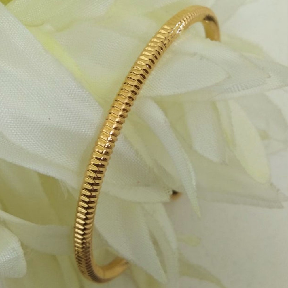 22 Kt Yellow Gold Balls Chunky Open Cuff Unisex Bracelet Bangle 20 Gm