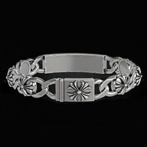 18 Kt Gold 8 inches Bracelet Bangle Lock Type Open Box Men's Jewelry