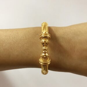 22 kt solid yellow gold dubai bracelet bangles 49.800 gram