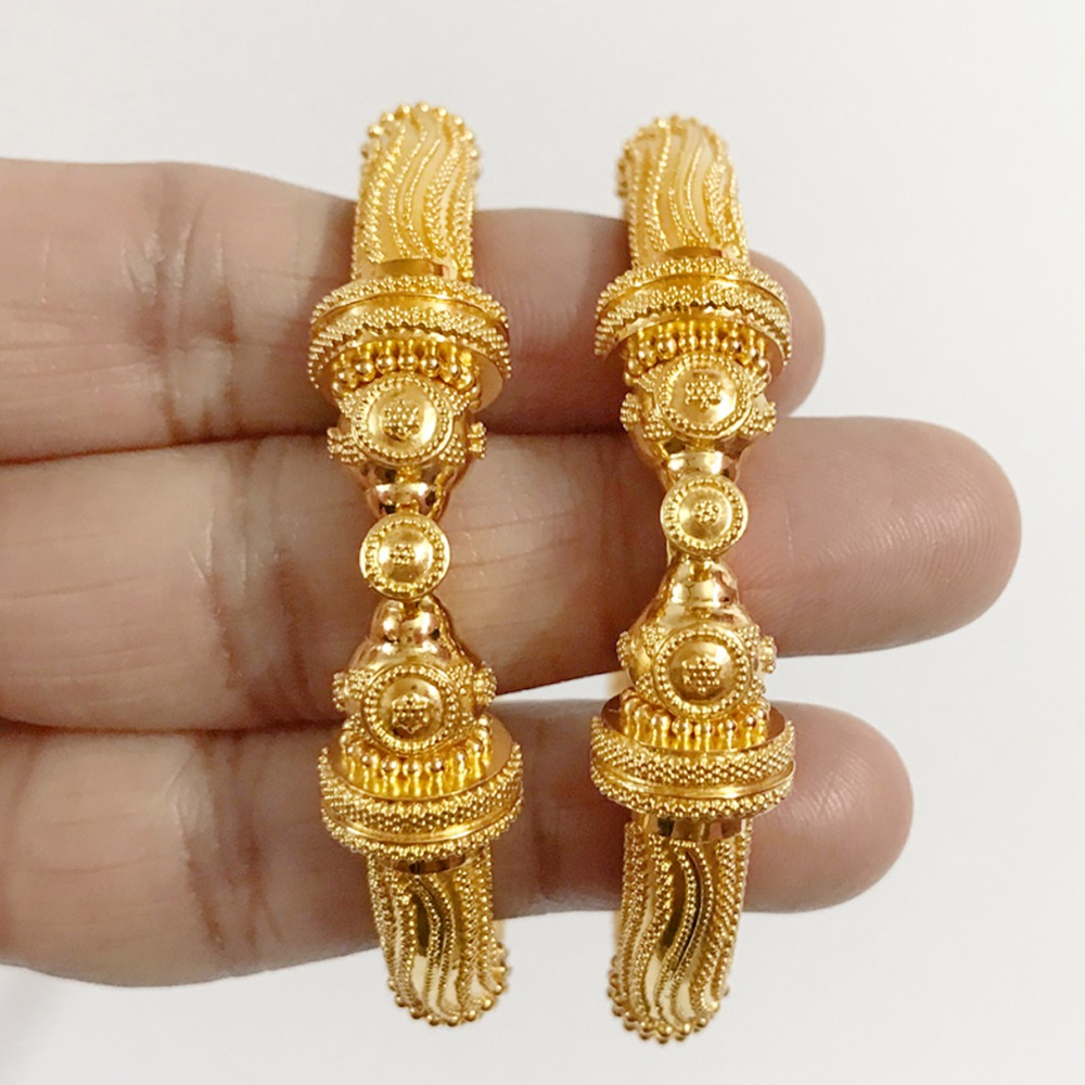 22 kt solid yellow gold dubai bracelet bangles 49.800 gram