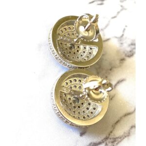 1.70 Ct G-H/VS Certified Diamonds Women Stud Earrings, 18Kt Gold