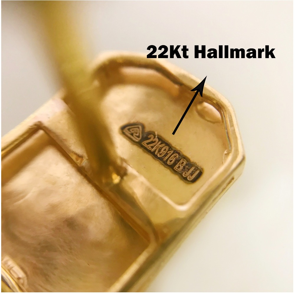 22Kt Real Solid Yellow Gold Stud Screw Back Women'S Men'S Earrings 6 Grams