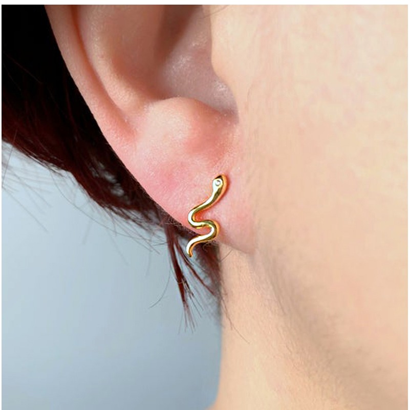 Fine Jewelry 22 Kt Hallmark Real Solid Yellow Gold Tiny Dainty CZ Stud Earrings