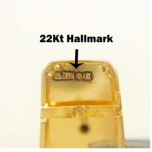 Fine Jewelry 22 Kt Hallmark Real Solid Yellow Gold Flower Stud Screw Earrings