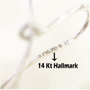 14 Kt Hallmark Real Solid White Gold Rhea Cutout Huggie Hoop Drop Nox Earrings