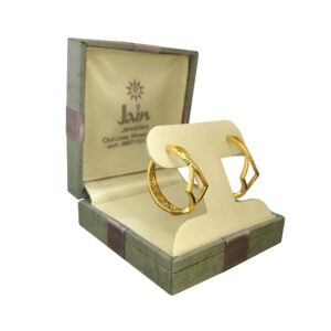 Fine Jewelry 18 Kt Yellow Solid Gold Party Wear Huggie Hoop Earrings 6.200 Grams
