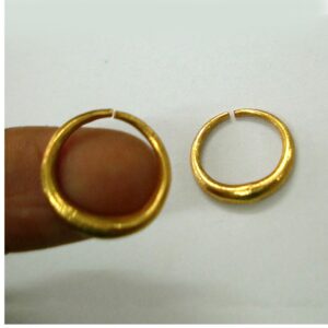 Fine Jewelry 22 K Hallmark Real Solid Yellow Vintage Unisex Huggie Hoop Earrings