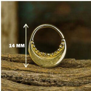 18 Kt Real Solid Yellow Gold Cartilage Piercing Helix Huggie Hoop Earrings 4 Pcs