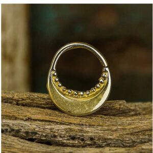 18 Kt Real Solid Yellow Gold Cartilage Piercing Helix Huggie Hoop Earrings 4 Pcs
