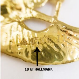 Fine Jewelry 18 Kt Hallmark Solid Yellow Gold Cross Hook Dangle Drop Earrings