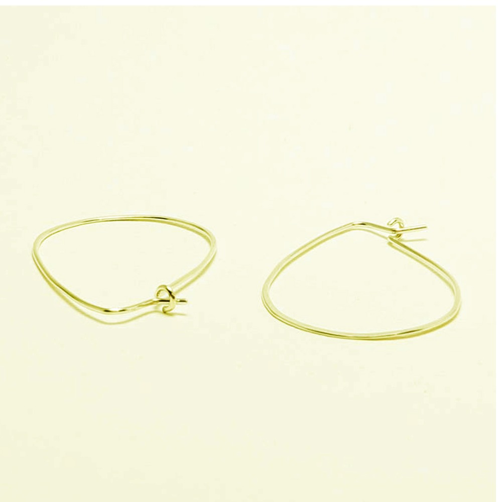 18 Kt Hallmark Real Solid Yellow Gold Evermore Minilakist Dangle Drop Earrings - Image 5