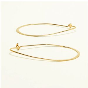 18 Kt Hallmark Real Solid Yellow Gold Evermore Minilakist Dangle Drop Earrings