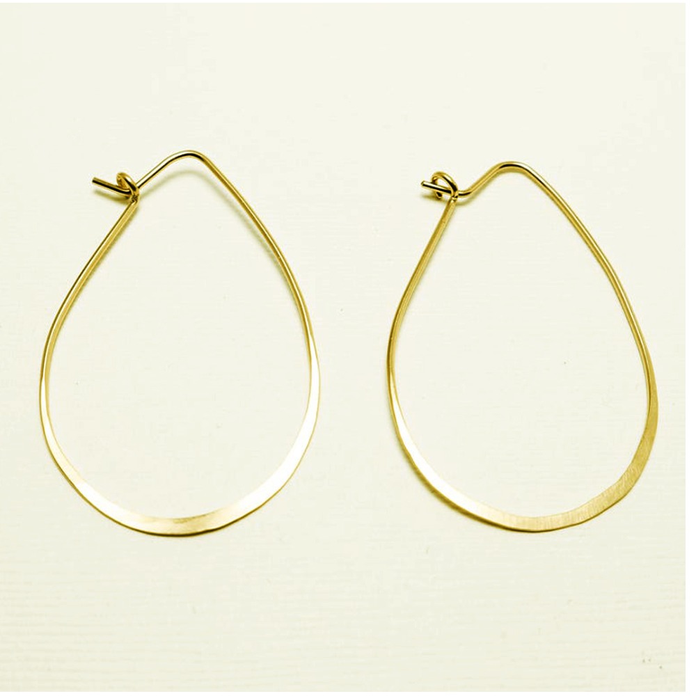 18 Kt Hallmark Real Solid Yellow Gold Evermore Minilakist Dangle Drop Earrings - Image 2