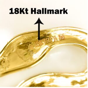 Fine Jewelry 18 Kt Hallmark Real Solid Yellow Gold Snake Dangle Drop Earrings