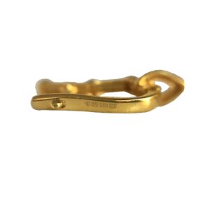 22kt solid yellow gold party wear huggie hoop women's earrings