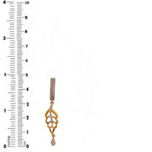 Hot Fashion 18K Gold Cubic Zirconia Stone Party Wear Wedding Wear Drop Earrings