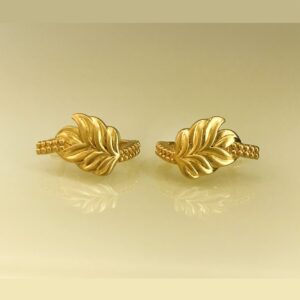Fine Jewelry 18 Kt Real Solid Yellow Solid Gold Huggie Hoop Earrings 5.350 Grams