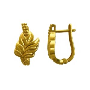 Fine Jewelry 18 Kt Real Solid Yellow Solid Gold Huggie Hoop Earrings 5.350 Grams