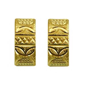 Fine Jewelry 18 Kt Real Solid Yellow Solid Gold Huggie Hoop Earrings 2.800 Grams