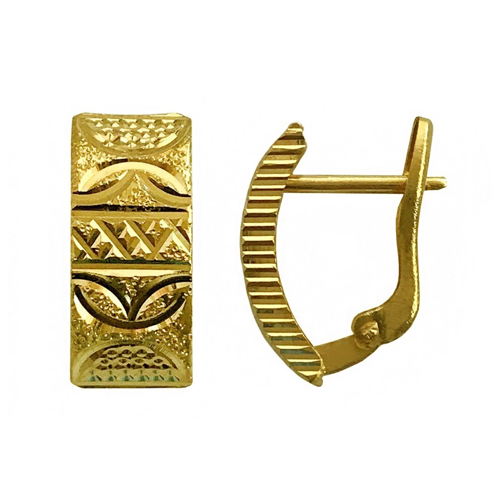 Fine Jewelry 18 Kt Real Solid Yellow Solid Gold Huggie Hoop Earrings 2.800 Grams - Image 2