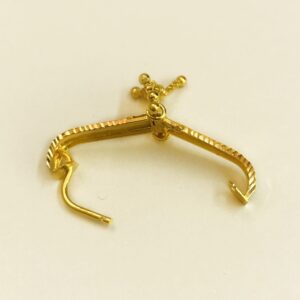 Fine Jewelry 18 Kt Real Solid Yellow Solid Gold Huggie Hoop Earrings 3.670 Grams