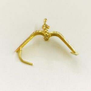Fine Jewelry 18 Kt Real Solid Yellow Solid Gold Huggie Hoop Earrings 3.870 Grams