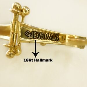 Fine Jewelry 18 Kt Real Solid Yellow Solid Gold Huggie Hoop Earrings 2.490 Grams