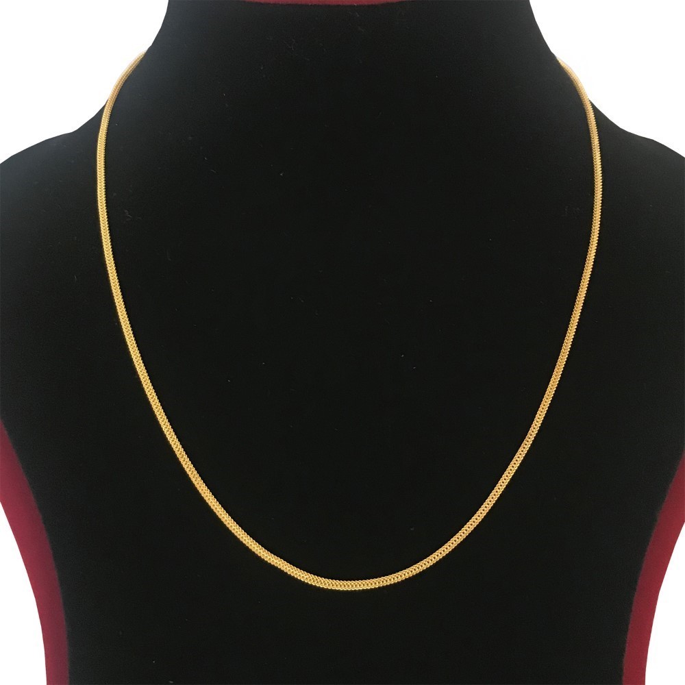 18 Kt Hallmark Real Solid Yellow Gold Curb Necklace Chain 5.550 Grams Wide 2 MM