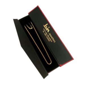 22 Kt Yellow Gold Curb Hallmark Necklace Flat Unisex Chain 7.950 Grams 3 mm Wide
