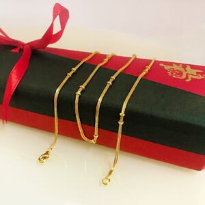 22Kt Solid Yellow Gold Curb Cuban Necklace Chain 9 Grams 18''L (All Sizes)