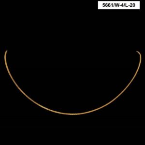22Kt Real Solid Yellow Gold Hallmark Curb Cuban Necklace Chain 12 Grams Link