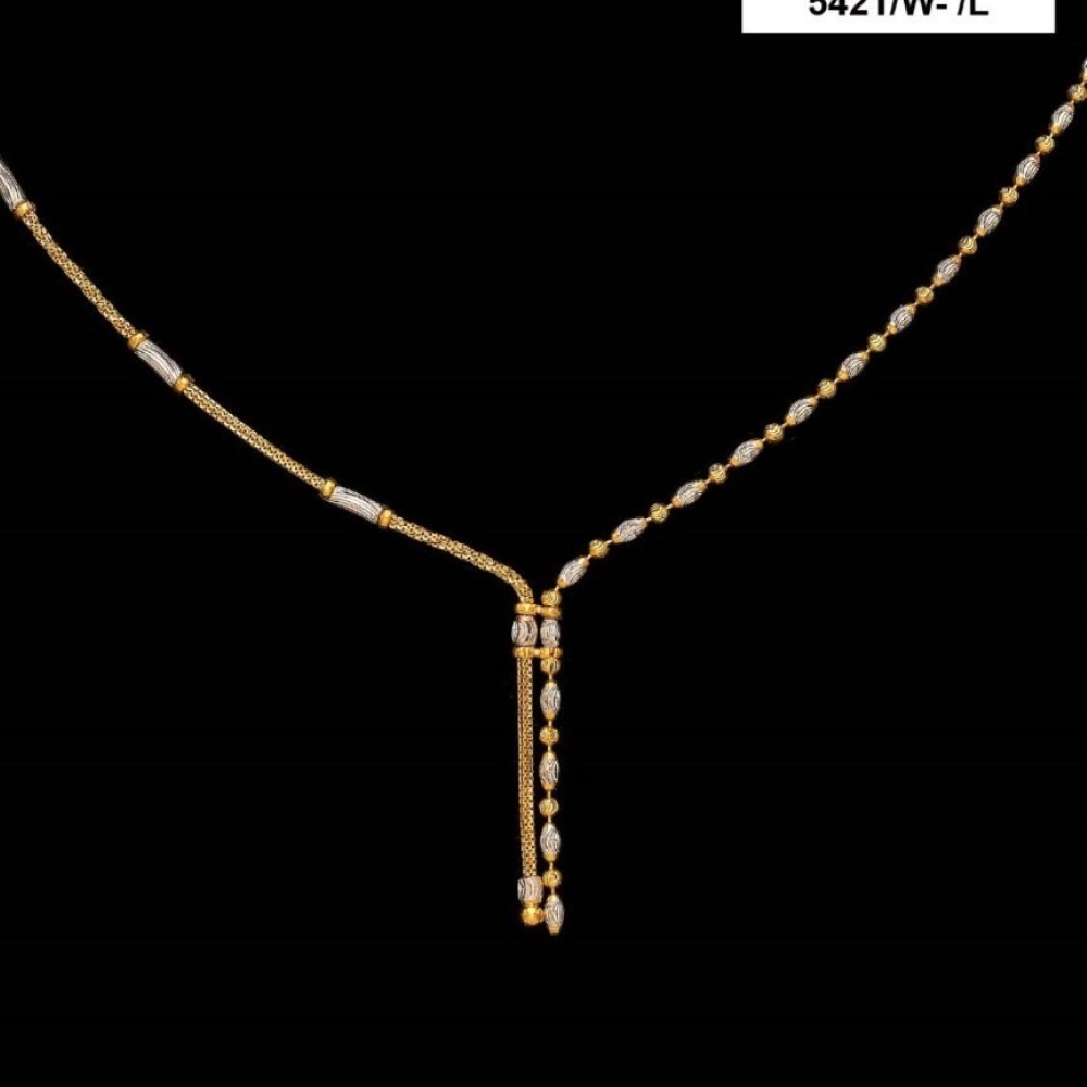 22 Kt Hallmark Real Solid Yellow Gold Necklace Curb Vintage Iced Chain 22 Grams