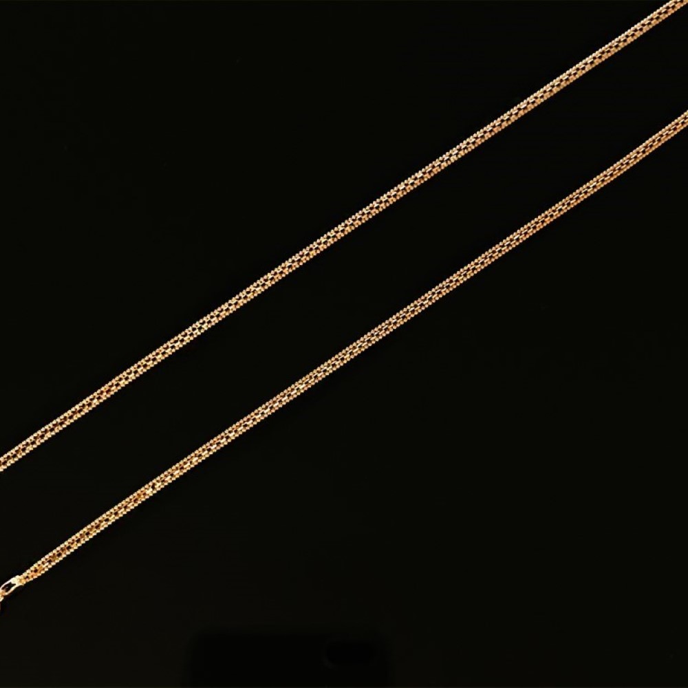 18 Kt Hallmark Real Solid Yellow Gold Cuban Curb Necklace Women's Chain 6.710 Gm