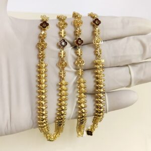 18 Kt Hallmark Real Solid Yellow Gold Link Women'S Necklace Chain 23.420 Grams