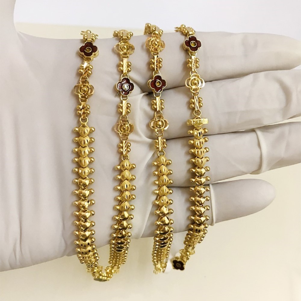 18 Kt Hallmark Real Solid Yellow Gold Link Women'S Necklace Chain 23.420 Grams
