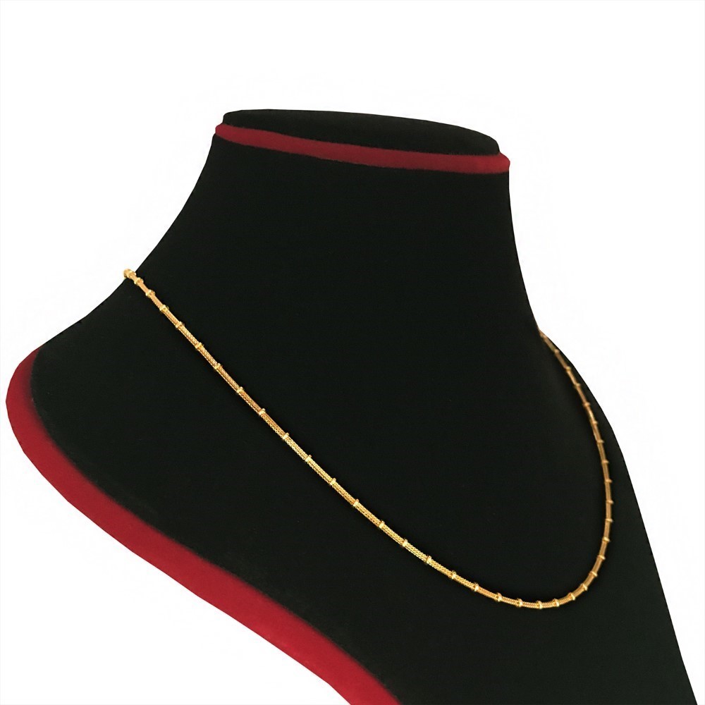 18Kt Hallmark Real Solid Yellow Gold Curb Necklace Chain 8.340 Grams 20'' L