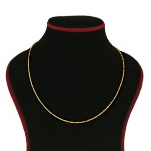 18Kt Hallmark Real Solid Yellow Gold Curb Necklace Chain 8.340 Grams 20'' L
