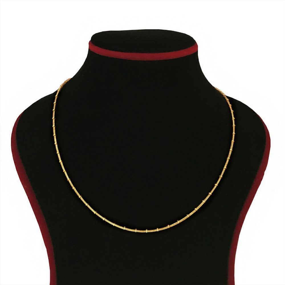 18Kt Hallmark Real Solid Yellow Gold Curb Necklace Chain 8.340 Grams 20'' L