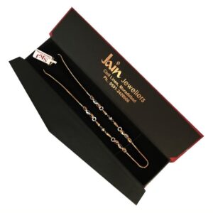 18 Kt Hallmark Real Solid Yellow Gold 2 Tone Necklace Chain 10.600 Grams 18'' L