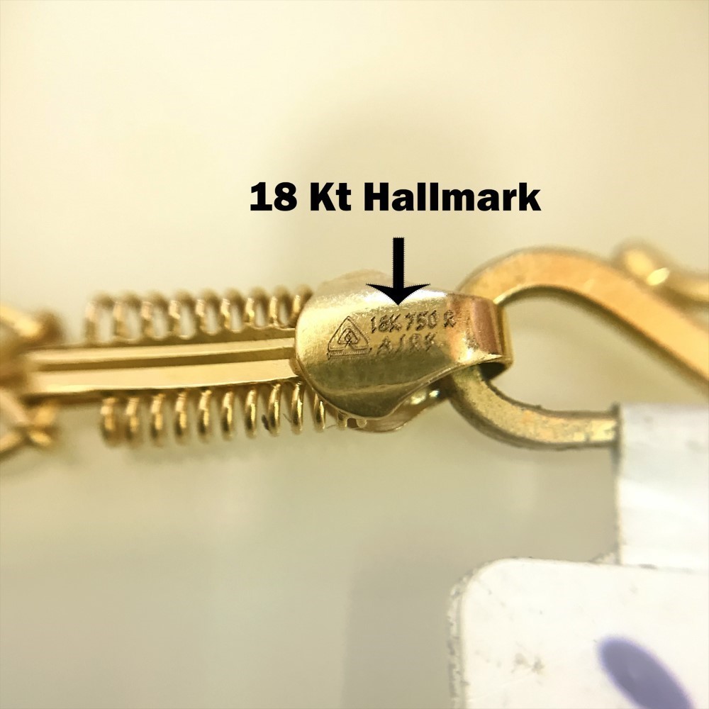 18Kt Hallmark Real Solid Yellow Gold Link Necklace Chain 23.090 Grams 25'' L