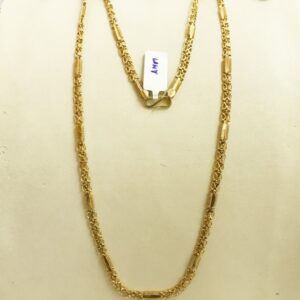 18Kt Hallmark Real Solid Yellow Gold Link Necklace Chain 23.090 Grams 25'' L