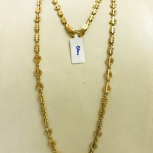 18 Kt Hallmark Real Solid Yellow Gold Link Necklace Chain 20.080 Grams 24'' L