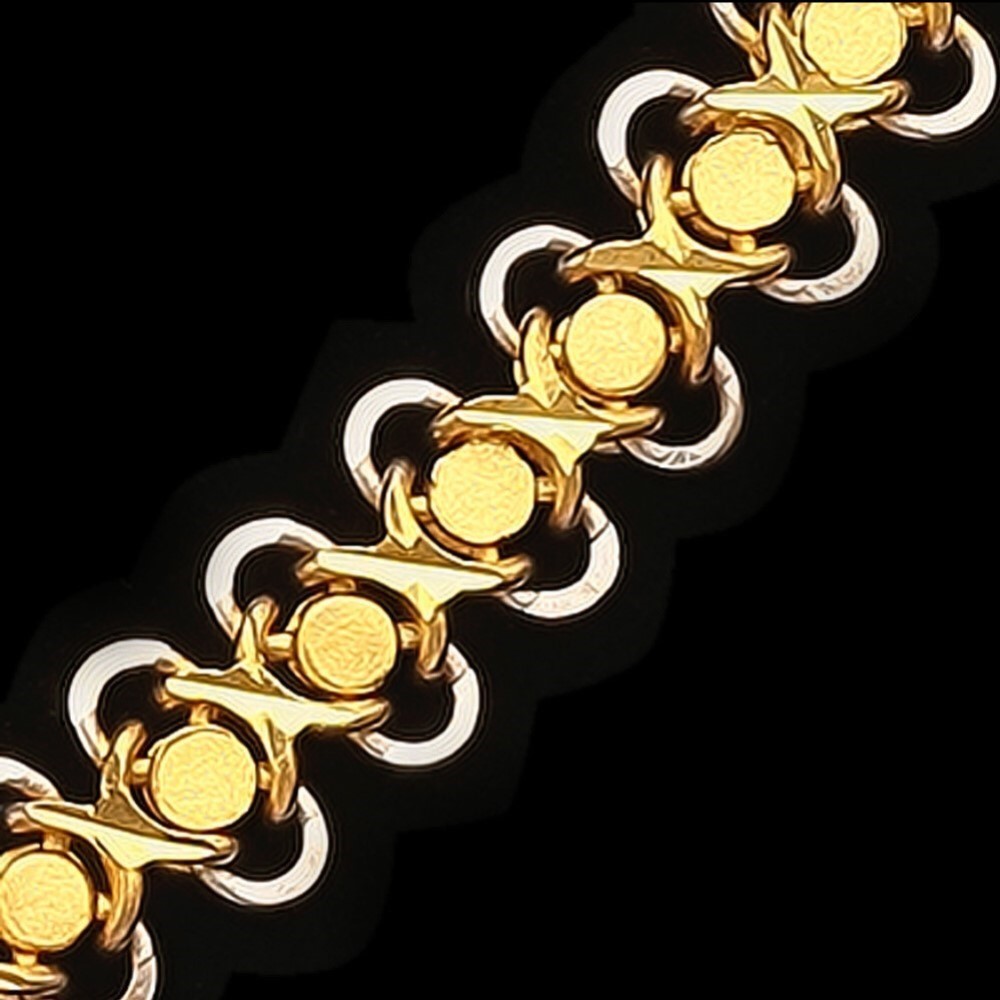 22Kt Hallmark Real Solid Yellow Gold Necklace Iced Out Miami Long Chain 38 Gram