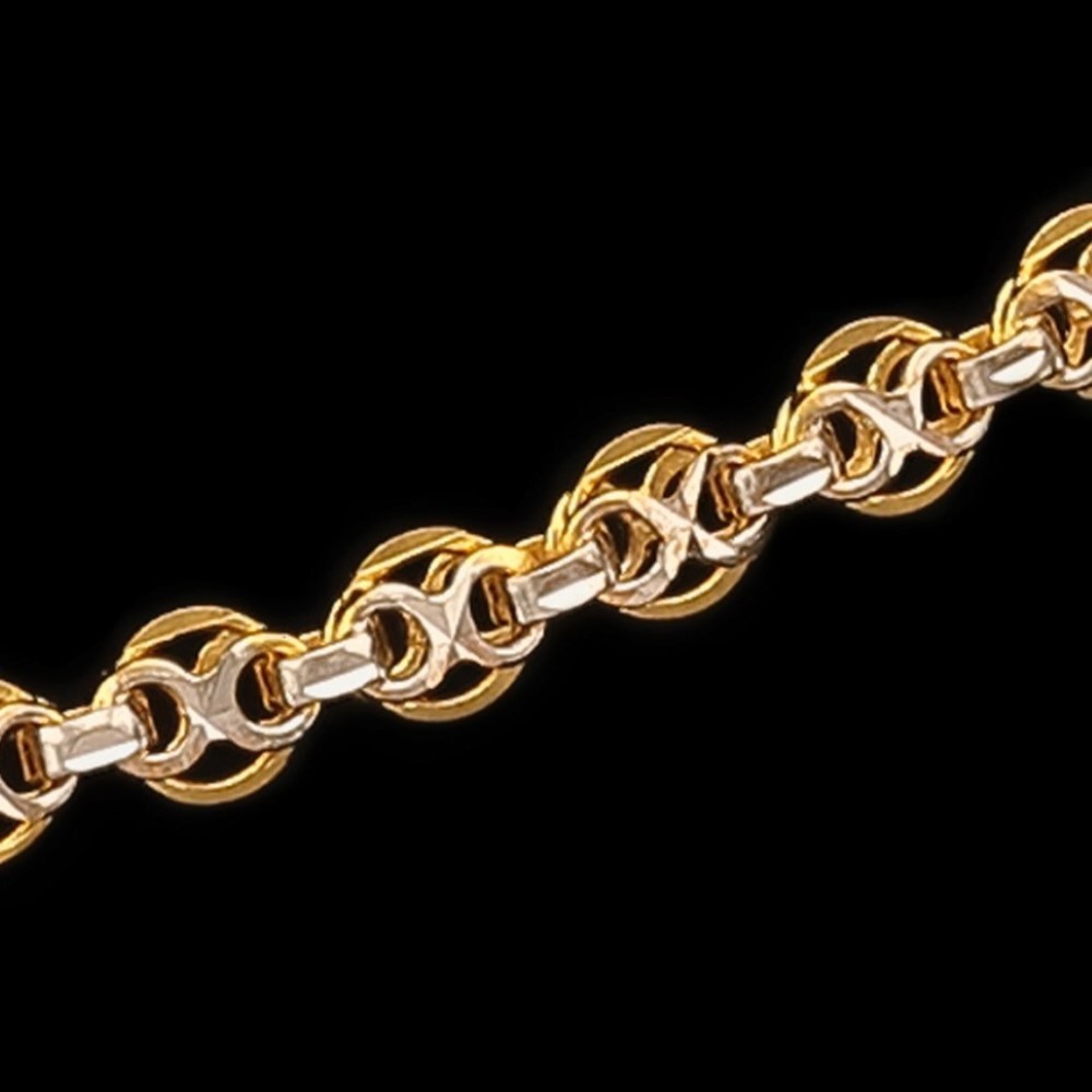 22Kt Hallmark Real Solid Yellow Gold Necklace Iced Out Miami Long Chain 32 Gram