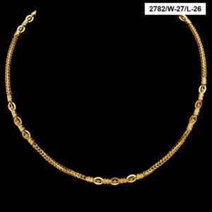 22Kt Hallmark Real Solid Yellow Gold Iced Out Necklace Women's Chain 38 Grams