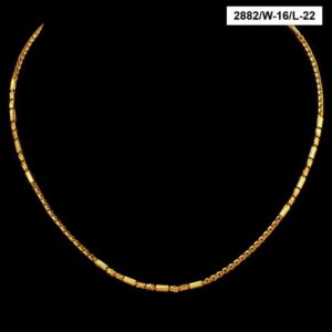 22Kt Hallmark Real Solid Yellow Gold Hot New Long Necklace Chain 22 Grams