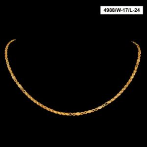 22Kt Hallmark Real Solid Yellow Gold Curb Fancy New Necklace Chain 20 Grams