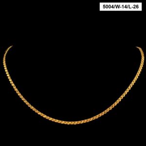 22Kt Hallmark Real Solid Yellow Gold Curb Fancy New Necklace Chain 24 Grams