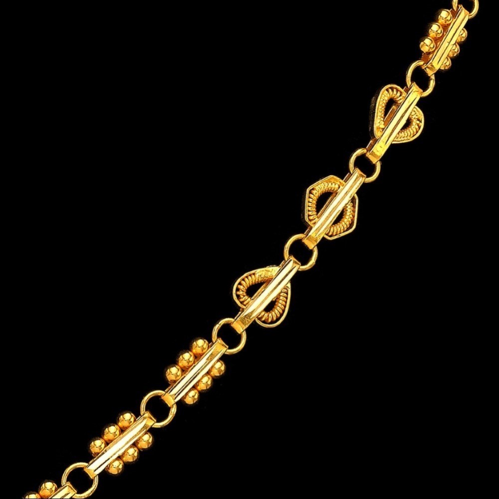 22Kt Hallmark Real Solid Yellow Gold Iced Out Dubai Long Necklace Chain 26 Gram
