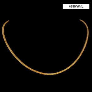 22Kt Solid Yellow Gold Necklace Hip Hop Heavy Curb Chain 20 Gm 20''L